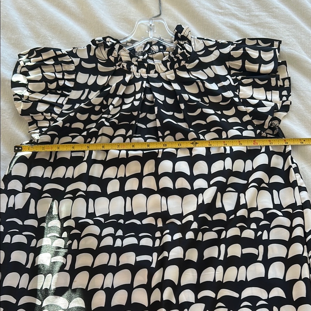 Raina Dress in Black and White - Picture 11 of 13